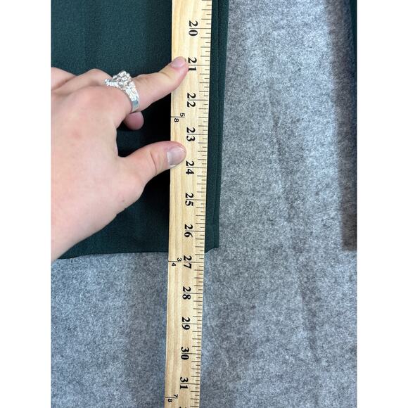 VINTAGE 70s Haband Of Paterson Pants Mens 38x27 Green Straight Leg Trousers NWT - Picture 3 of 6